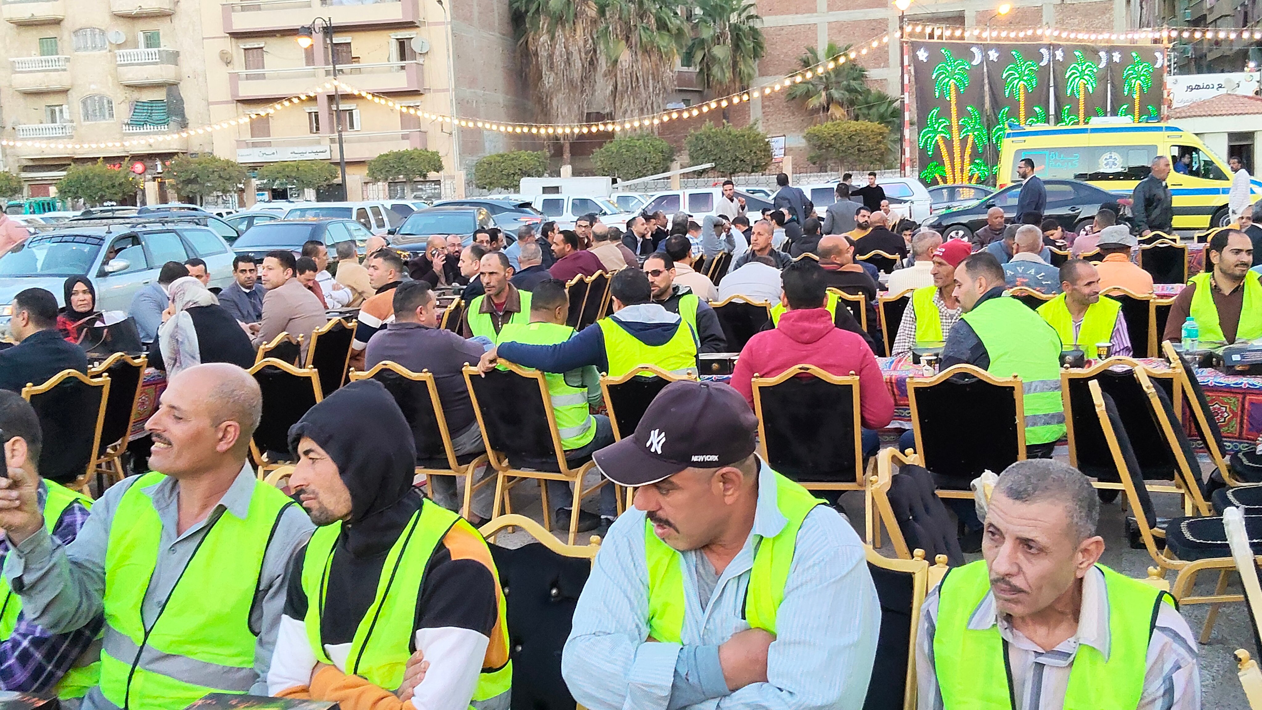 حفل افطار عمال النظافة بالبحيرة 