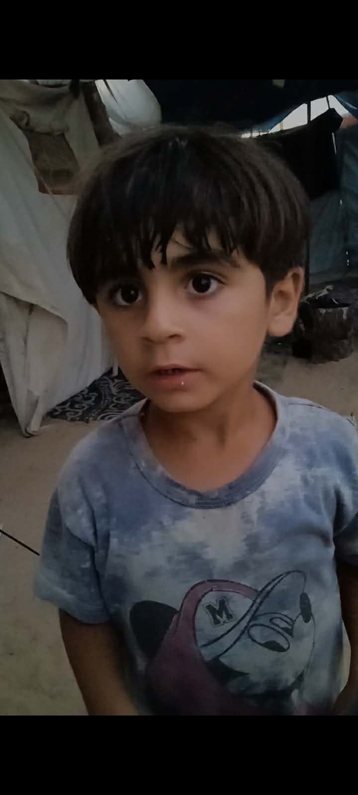 طفل فلسطيني من غزة خلال الحرب