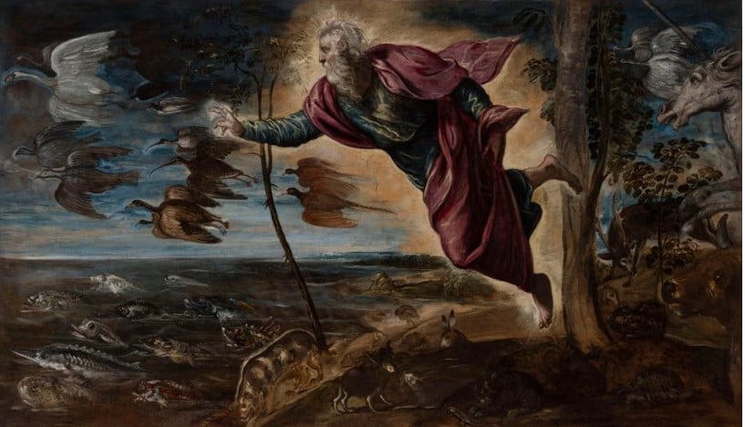 لوحة للفنان تينتوريتو