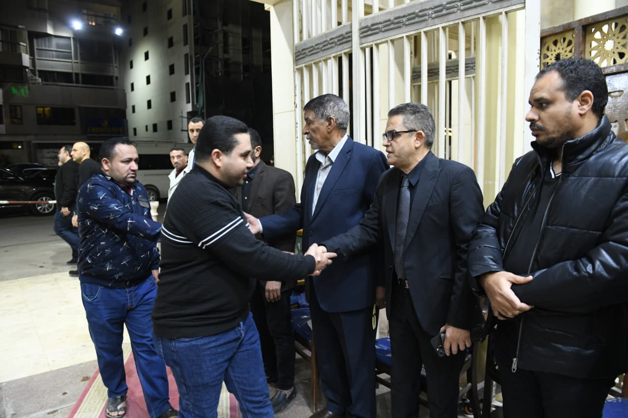 عزاء الزميل محمود نصر