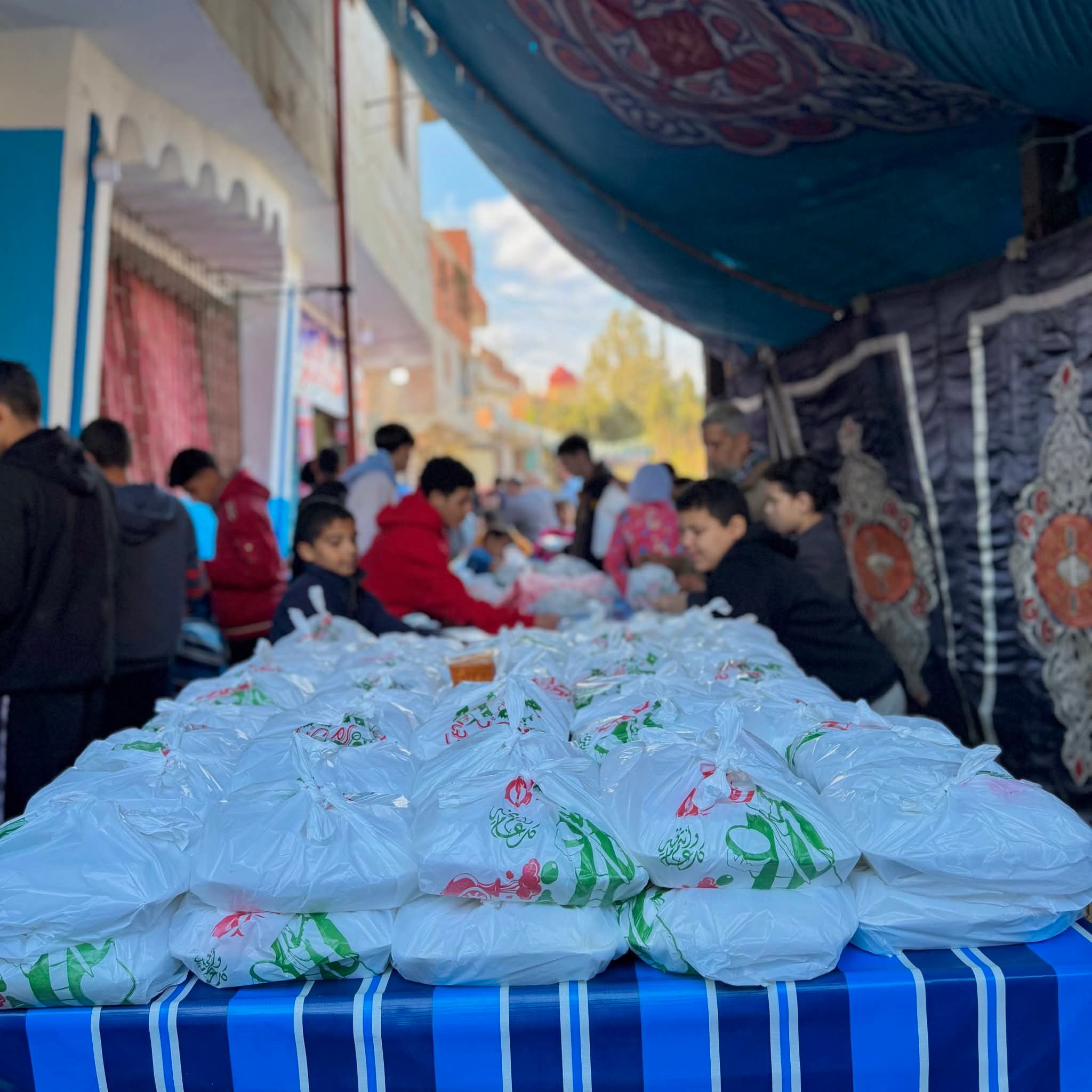 الوجبات بعد التجهيز 