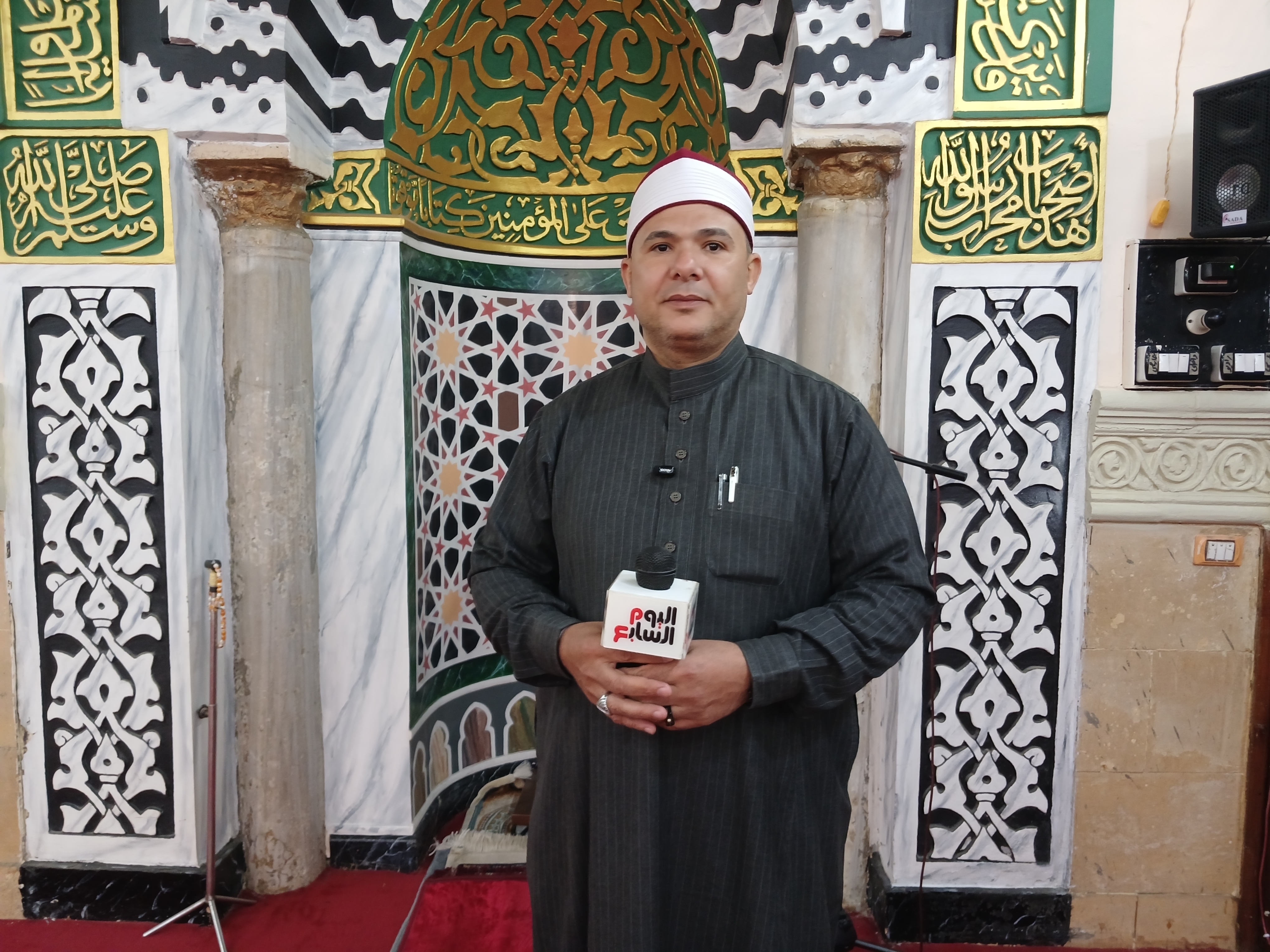 الشيخ ابراهيم سالم مدير ادارة اوقاف بلبيس