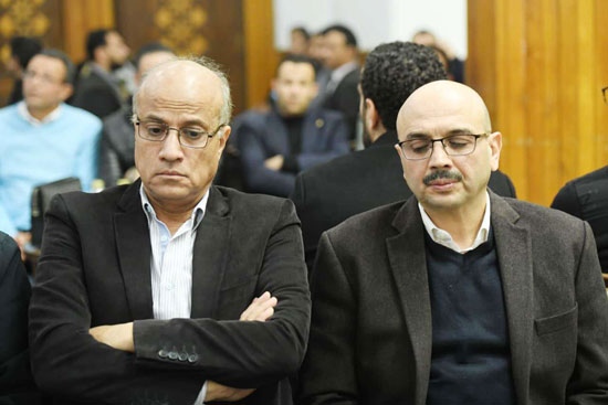 الكاتب الصحفى محمد سعد عبدالحفيظ والكاتب الصحفى حسين الزناتى أعضاء مجلس نقابة الصحفيين