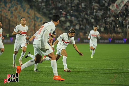 احتفال فريق الزمالك بالهدف الأول احتفال فريق الزمالك بالهدف الأول