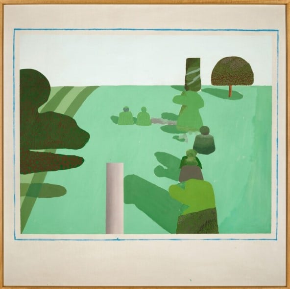 لوحة الفنان ديفيد هوكنى