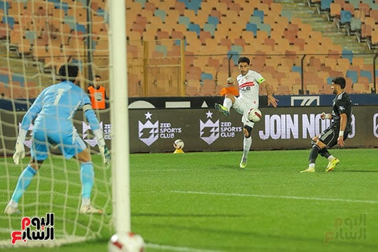 عمر جابر خلال المباراة