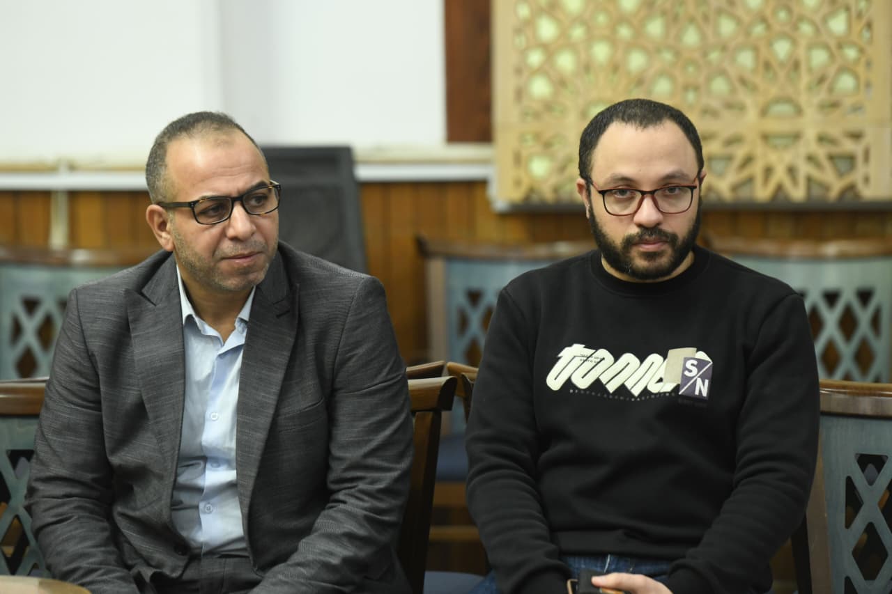 الكاتب الصحفى أحمد لطفى والكاتب الصحفى شعبان هدية