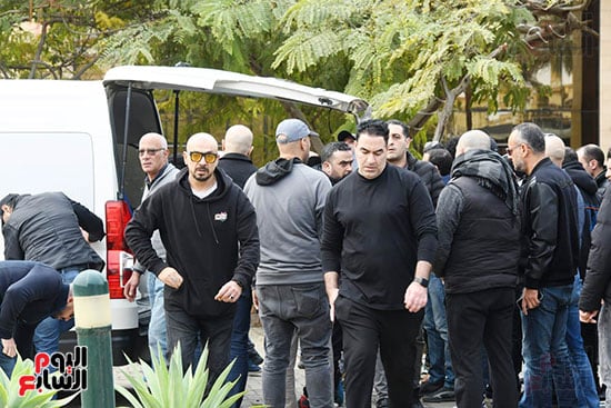 من جنازة شقيق زينة