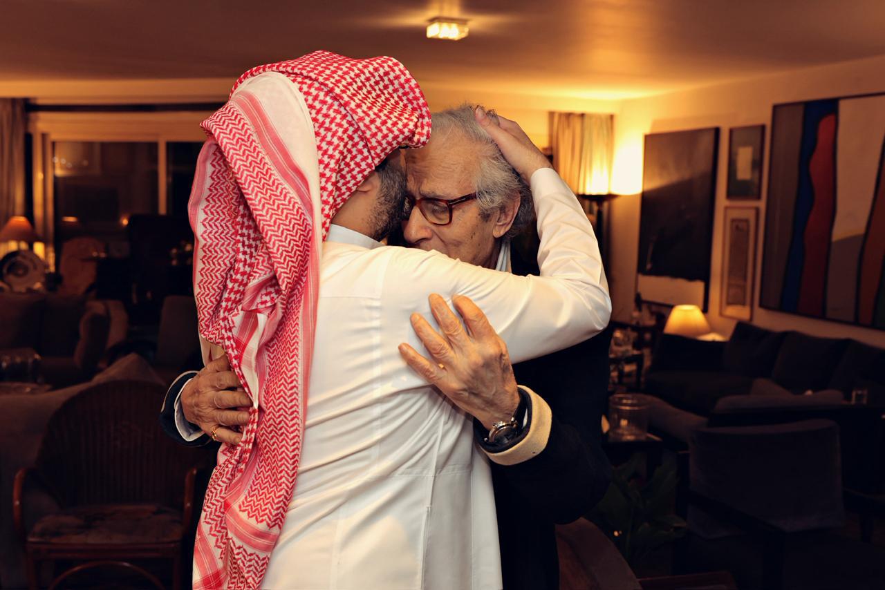 تركي آل الشيخ في زيارة خاصة لفاروق حسني بالقاهرة (9)