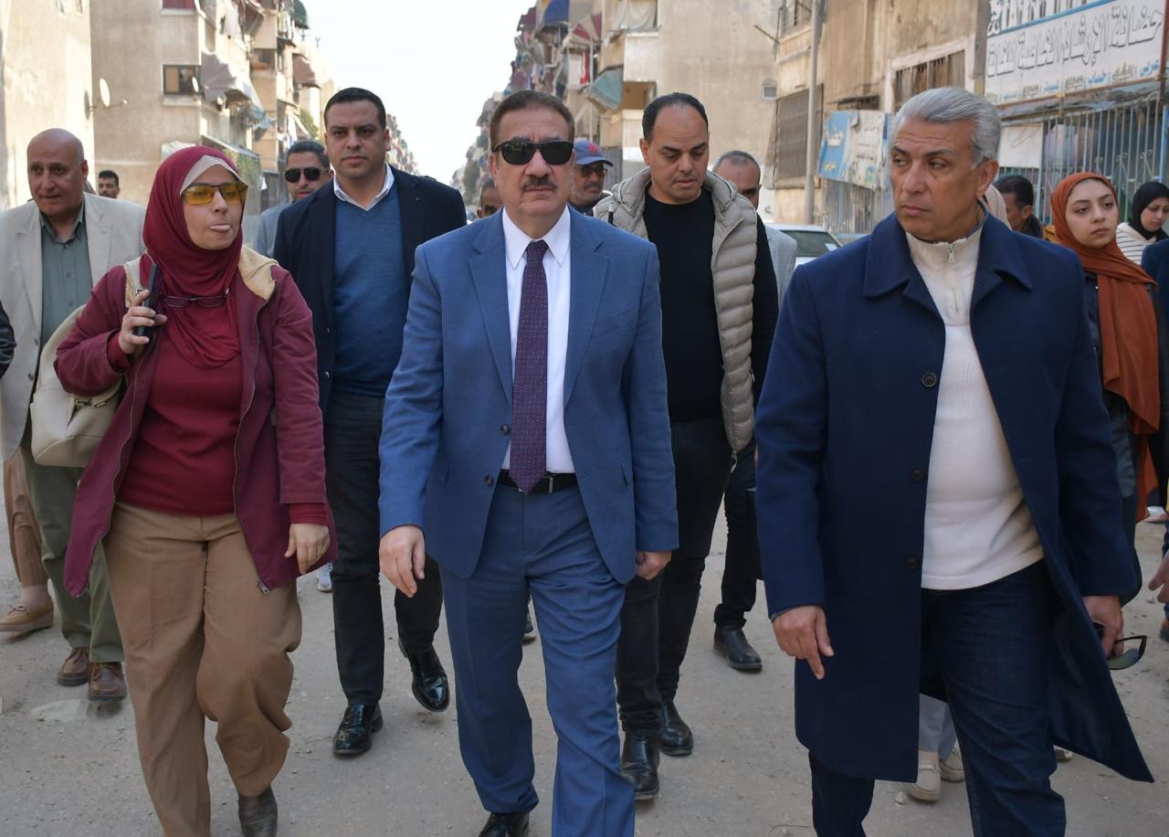 تفقد اعمال التطوير ب عمرو بن العاص