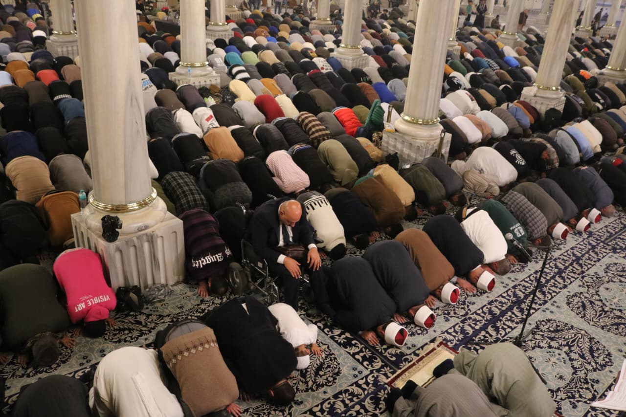 صلاة التراويح فى الجامع الأزهر