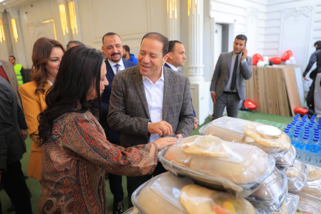 خلال تفقد مقر إطعام جمعية الأورمان بإمبابة