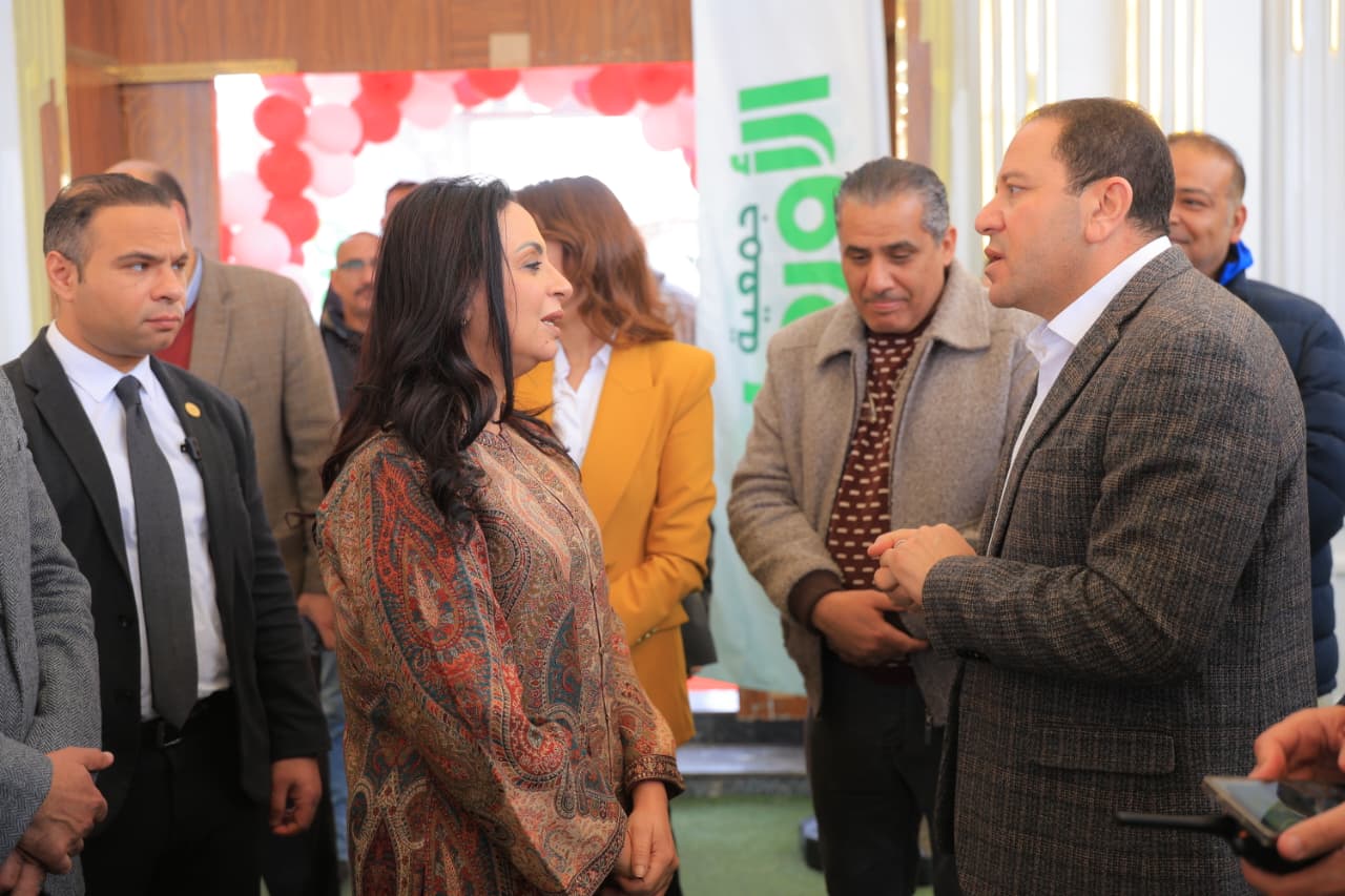 وزيرة التضامن تتفقد مقر إطعام جمعية الأورمان بإمبابة