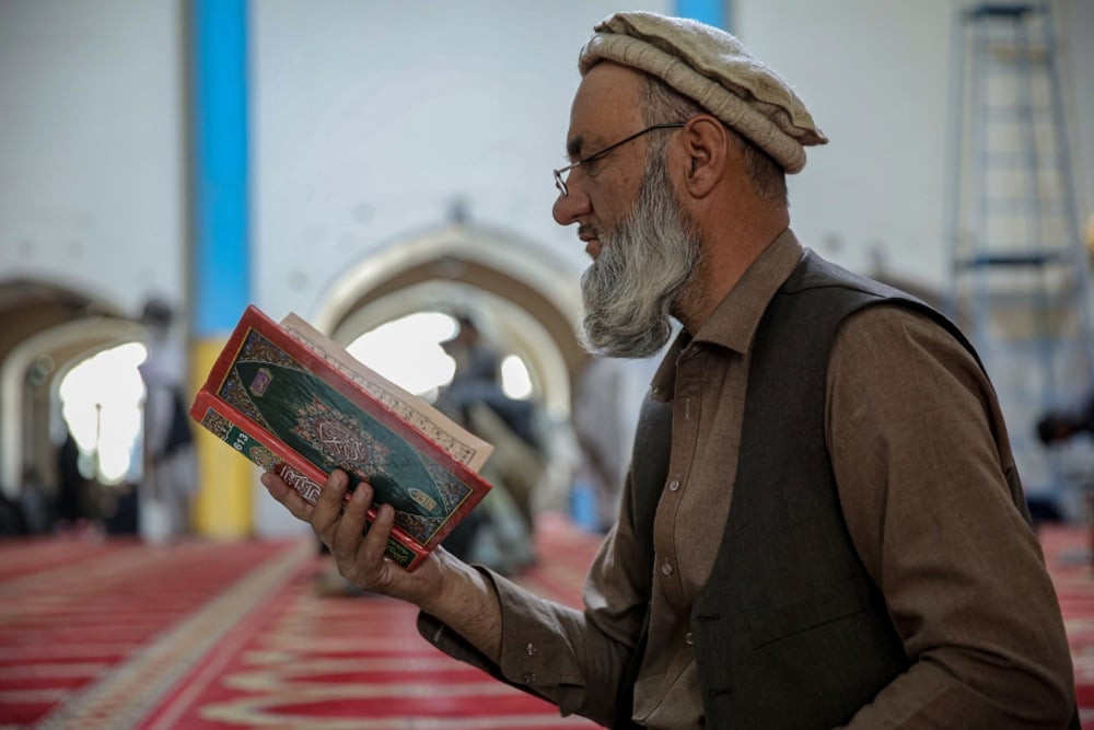 مسلمو أفغانستان يمارسون تقاليد رمضان (1)