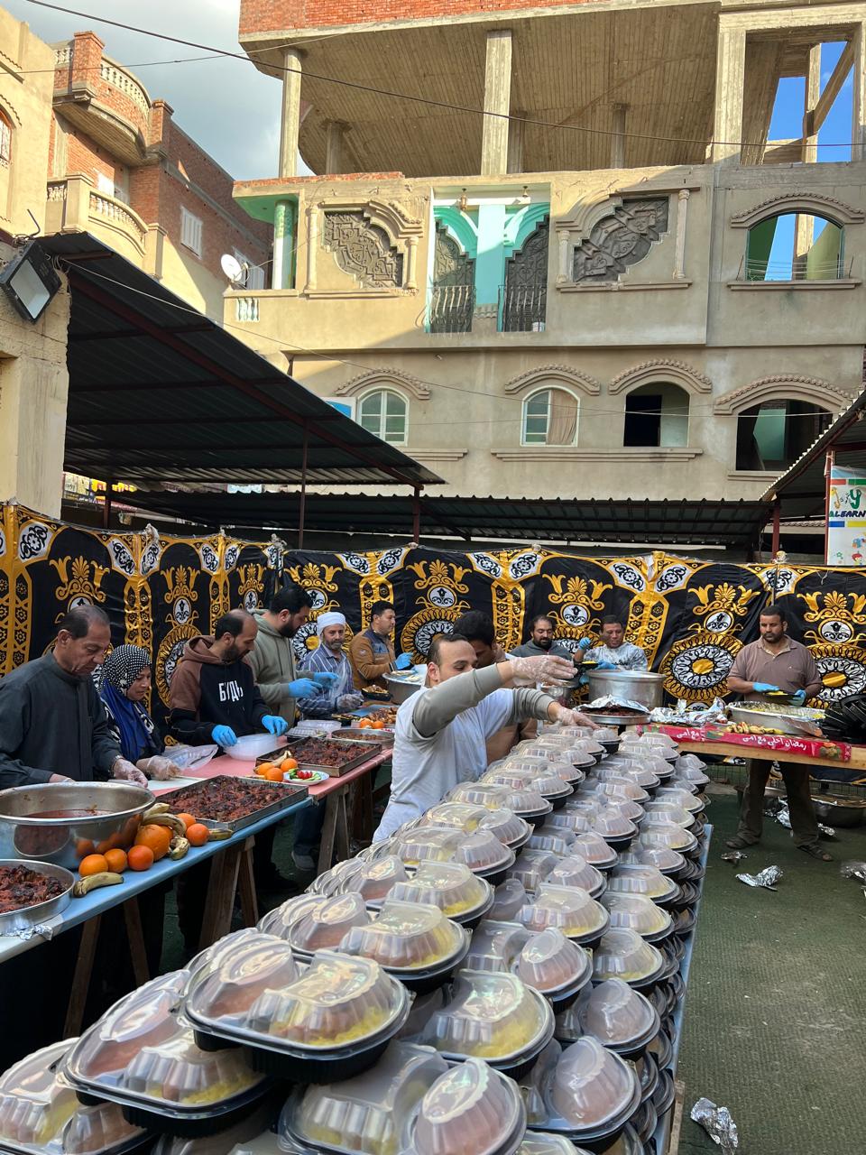 تجهيز 500 وجبة اليوم