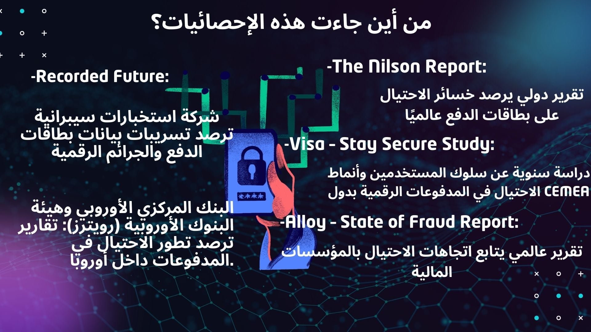 Blue and Purple Gradient Modern Bold Geometric Tech Illustrative Cyber Security Presentation