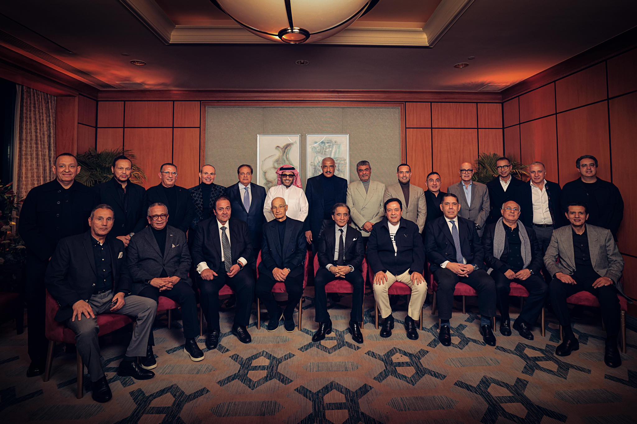 لقاء تركي آل الشيخ مع رجال الأعمال المصريين