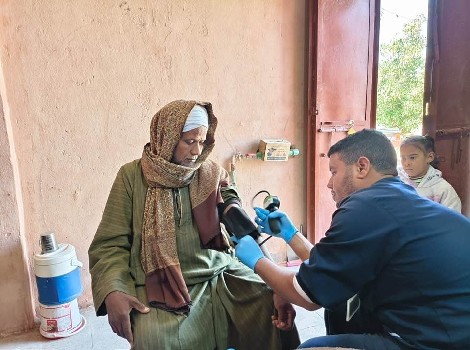 حملة رمضان بصحة لكل العيلة للرعاية الطبية المنزلية المجانية بالأقصر