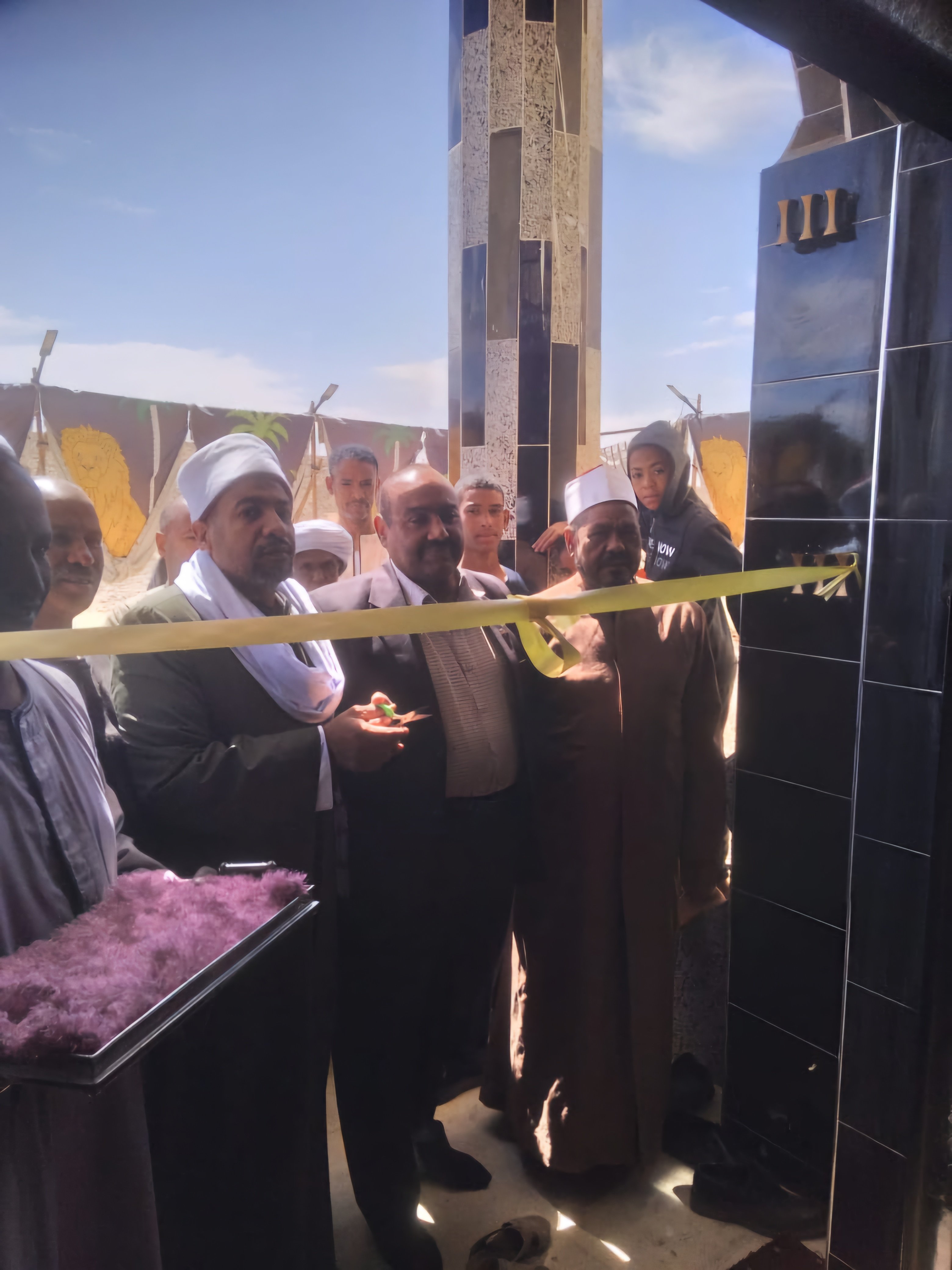 افتتاح مسجد بنبان