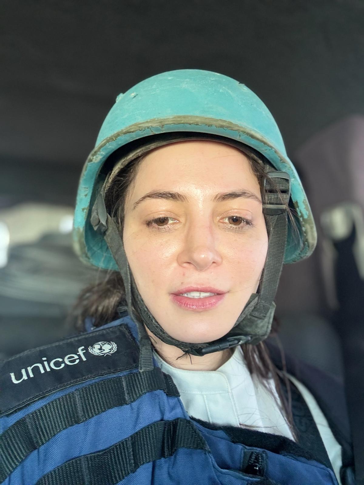 الدكتورة ندى أبو الرب داخل القطاع الدكتورة ندى أبو الرب داخل القطاع