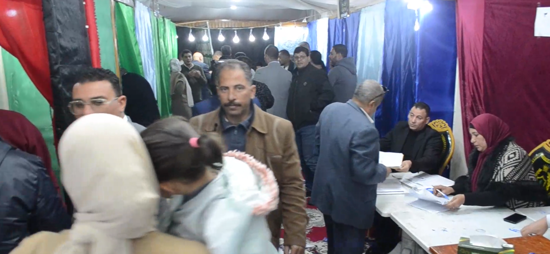 اقبال كبير على الانتخابات