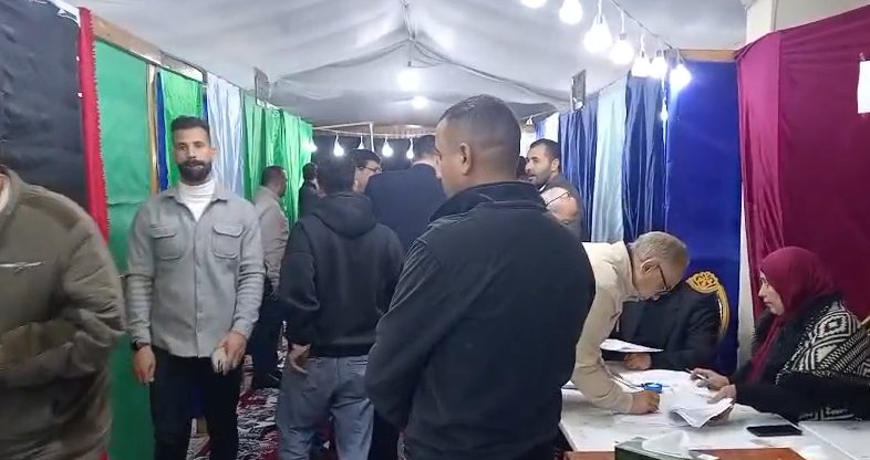 زحام بالنقابة 