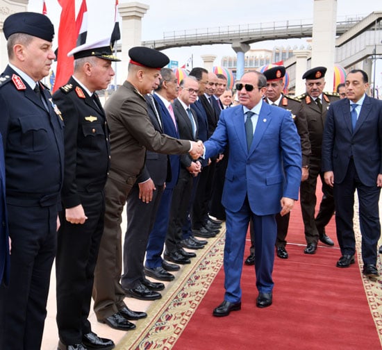 وصول الرئيس مسجد المشير