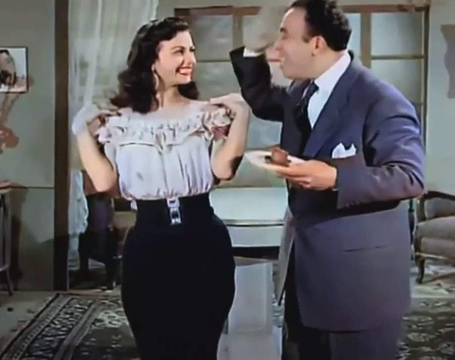 الراقصة كيتى مع إسماعيل ياسين