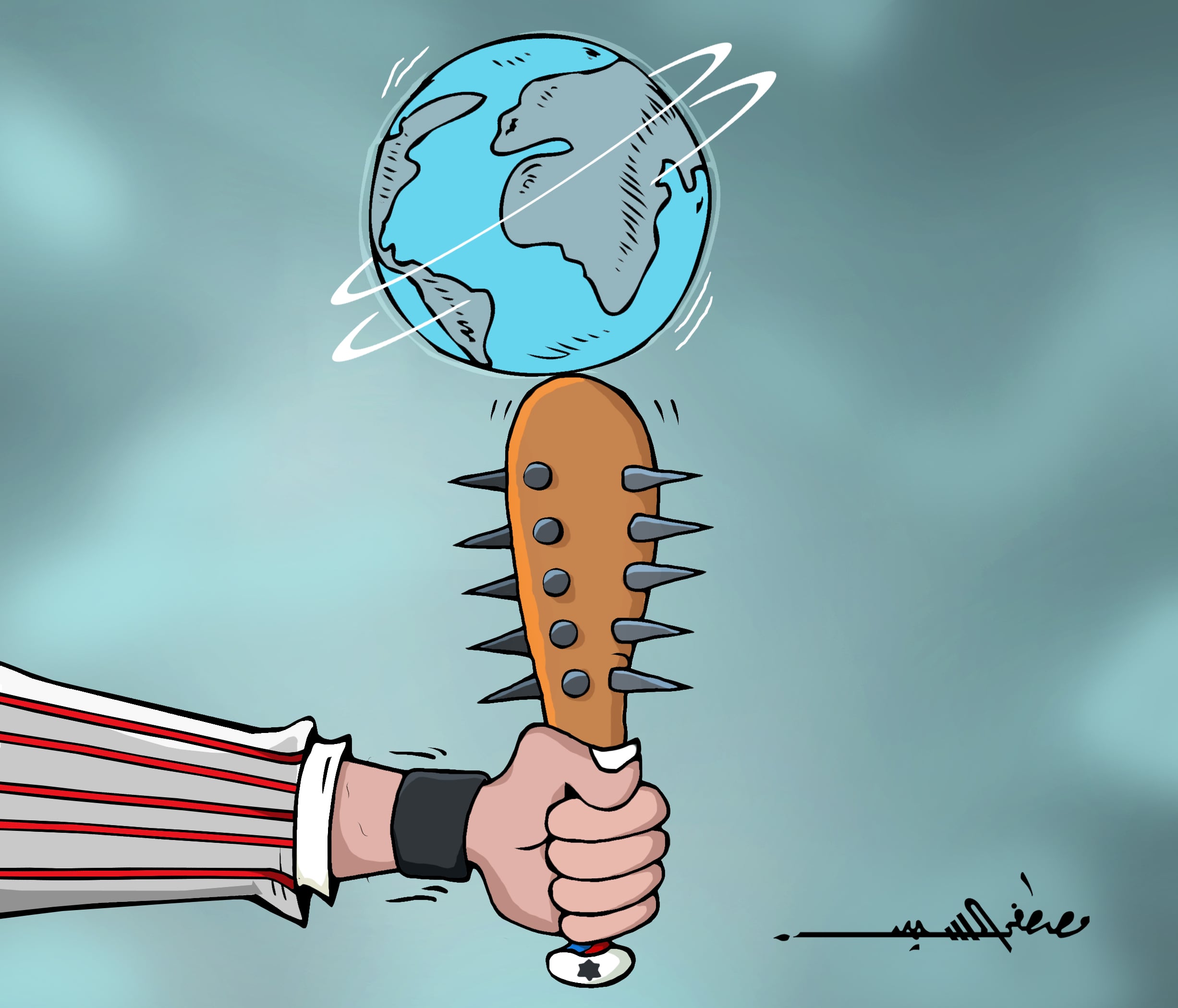 كاريكاتير-مصطفى-السيد