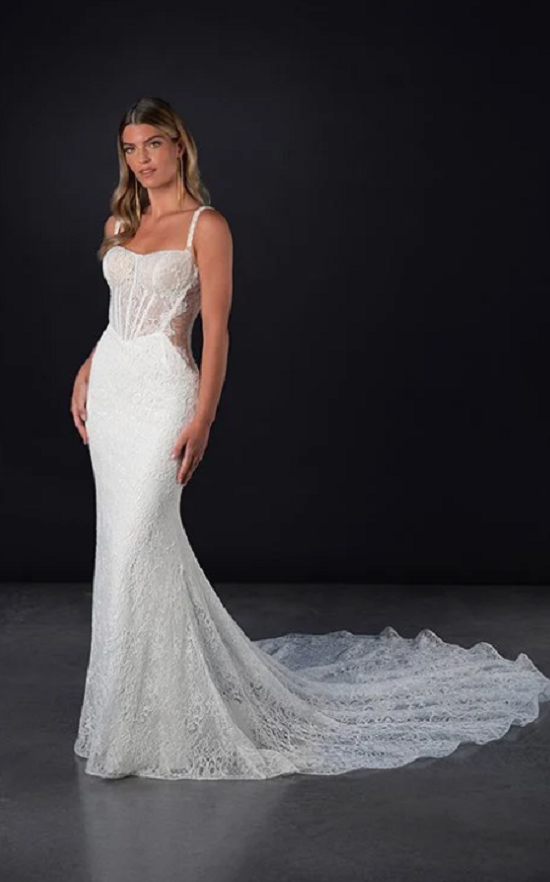 فستان زفاف من الدانتيلا