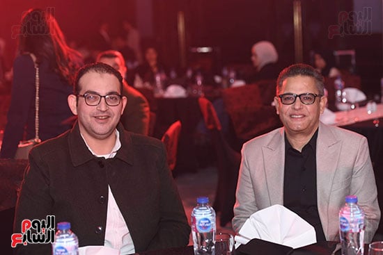 الكاتب الصحفى عبد الفتاح عبد المنعم رئيس تحرير اليوم السابع والزميل محمد صبحى