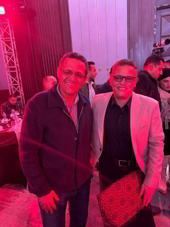 الكاتب الصحفى عبد الفتاح عبد المنعم ونقيب الصحفيين خالد البلشى الكاتب الصحفى عبد الفتاح عبد المنعم ونقيب الصحفيين خالد البلشى