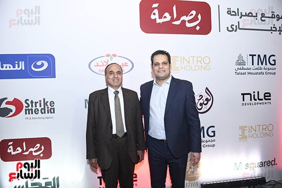 الكاتب الصحفى محمود سعد الدين والكاتب الصحفى عبد المحسن سلامة