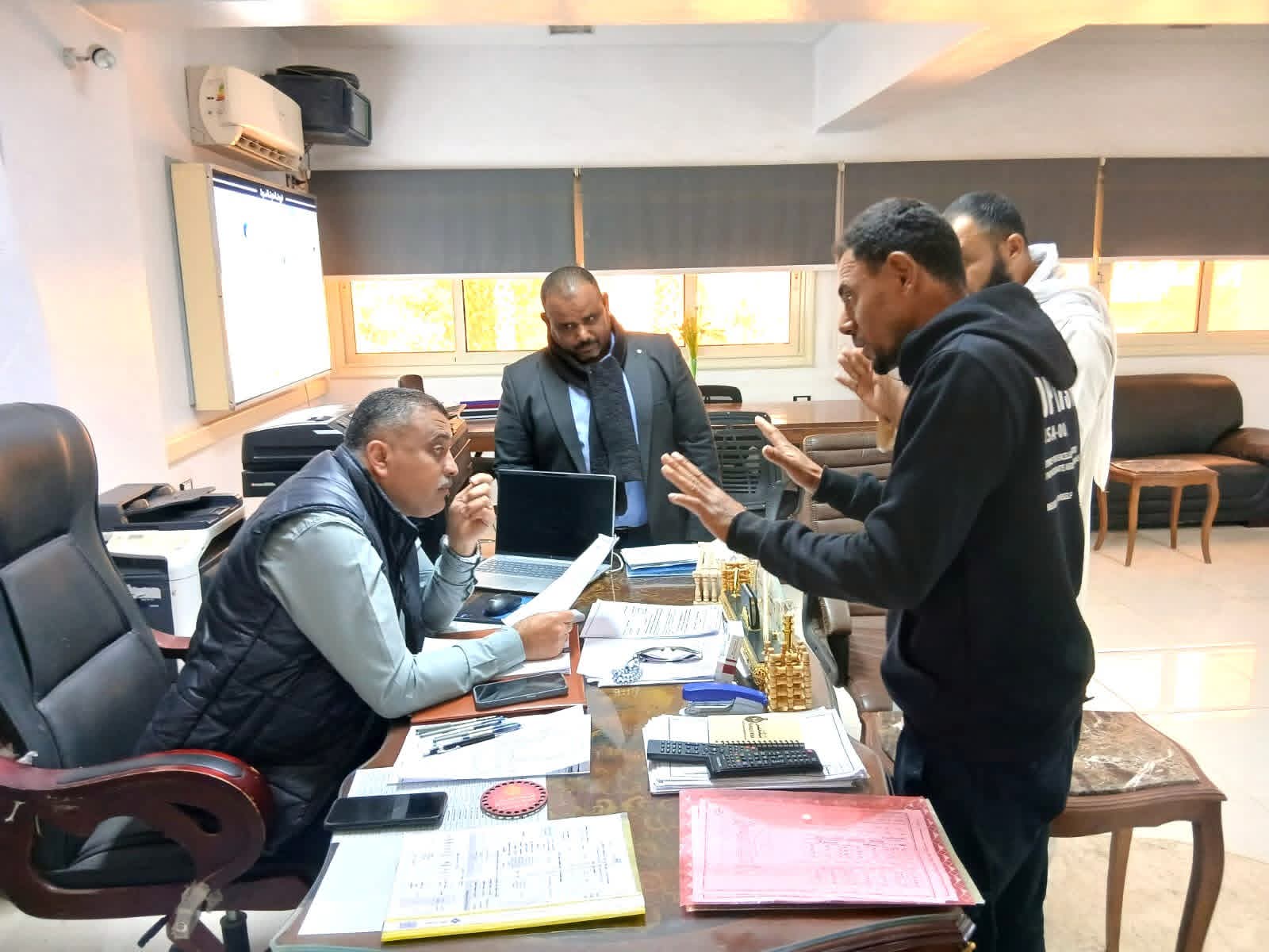 جانب من اللقاء بالمواطنين