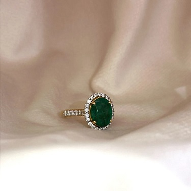 خاتم بحجر كريم منفرد