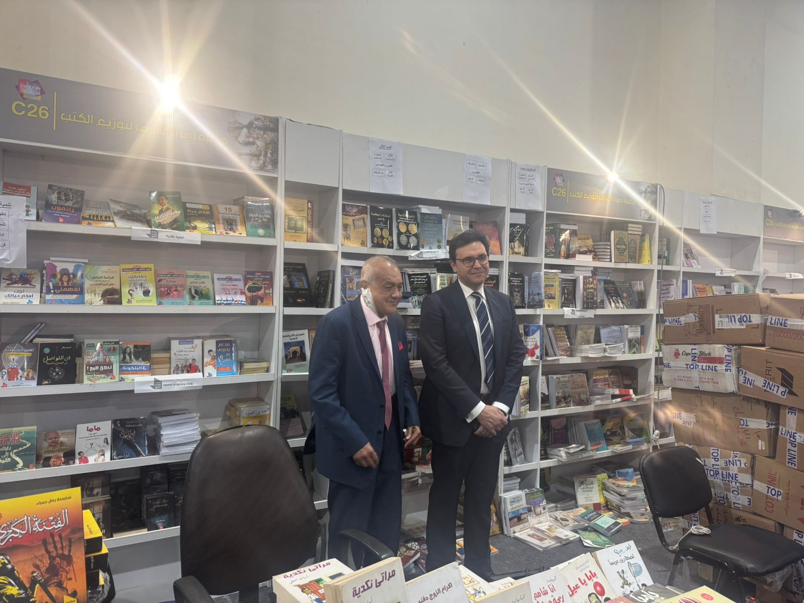 وزير الثقافة في معرض الكتاب