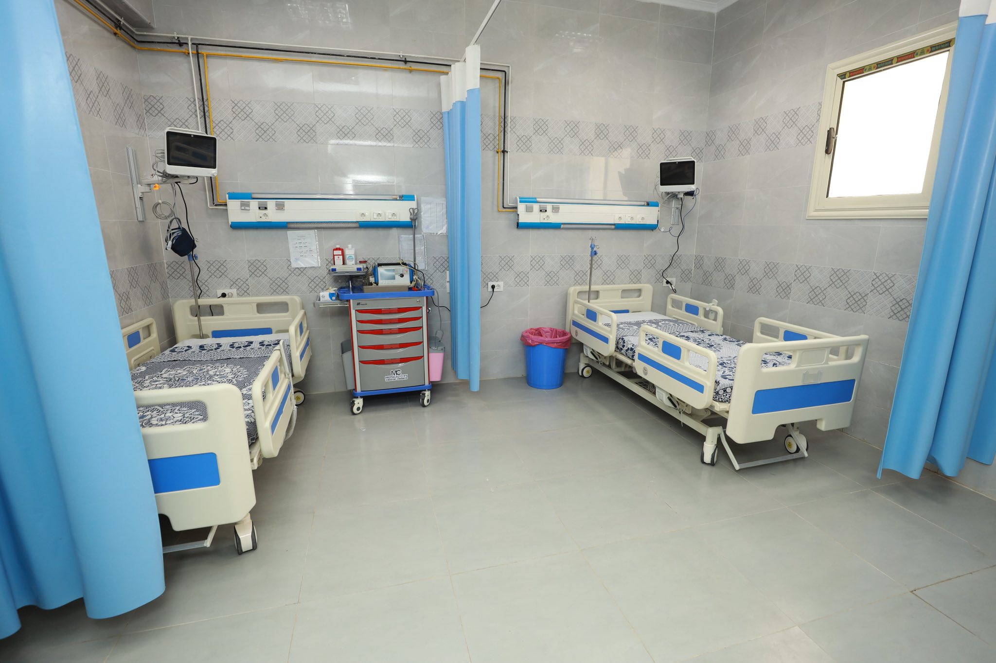 أحد حجرات مستشفى فوه المركزي