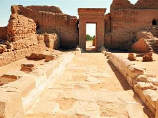 جانب من هيكل معبد قصر الزيان