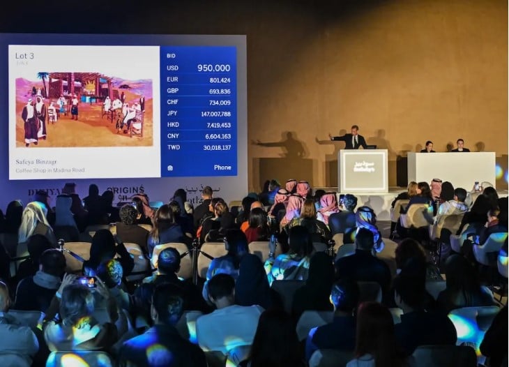 مزاد سوثبى فى السعودية مزاد سوثبى فى السعودية