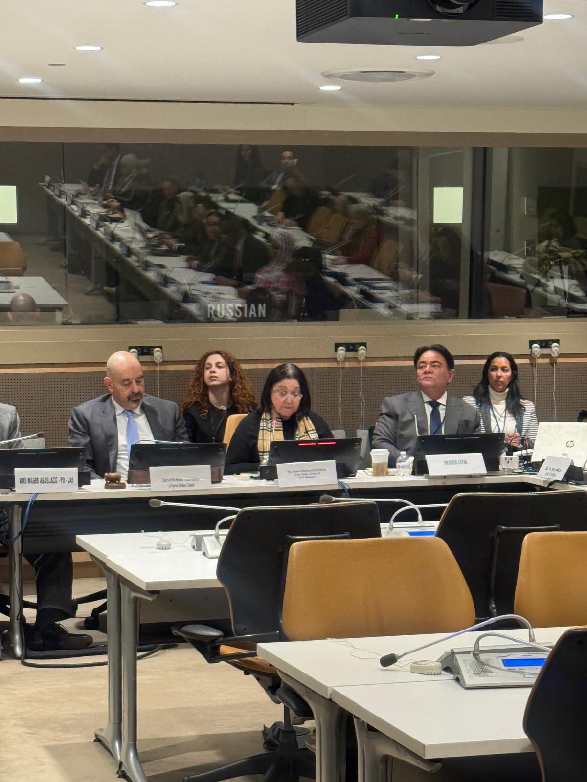 نائبة وزيرة التضامن الاجتماعي خلال الفعاليات   