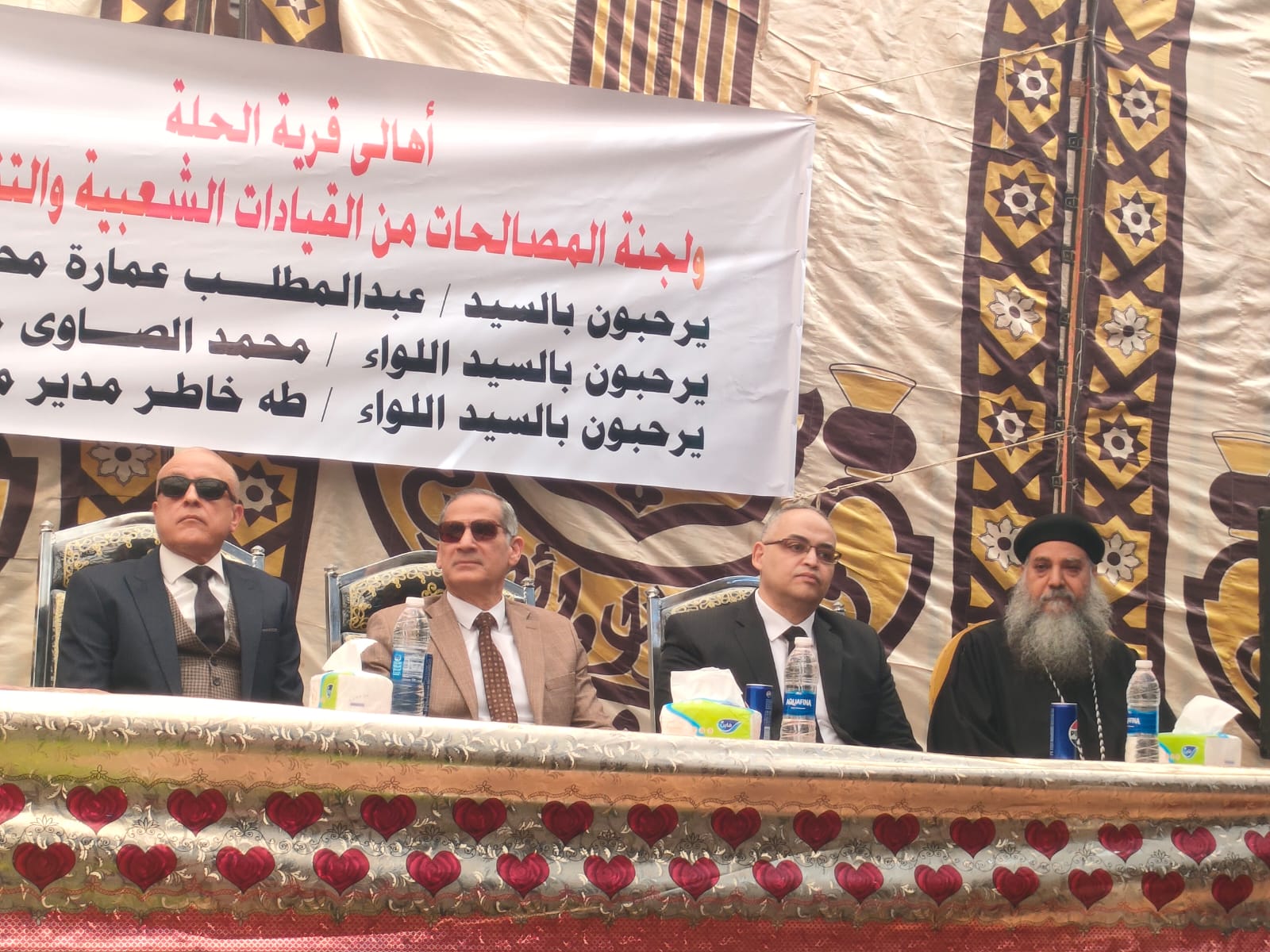 مشاركة محافظ الأقصر ومدير الأمن فى إنهاء خصومة ثأرية بإسنا