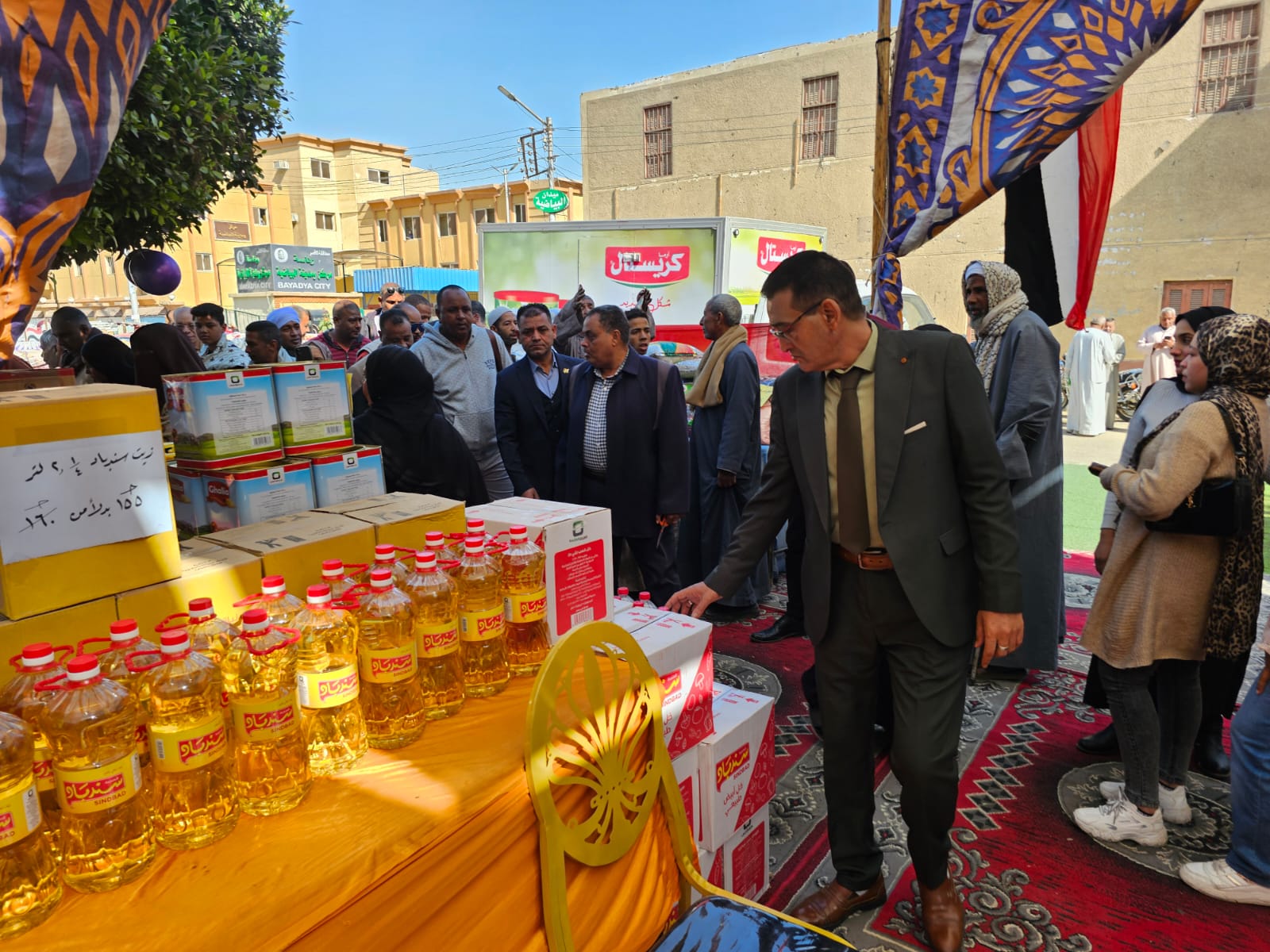 معارض أهلاً رمضان بأسعار مخفضة للمواطنين في مدينة البياضية