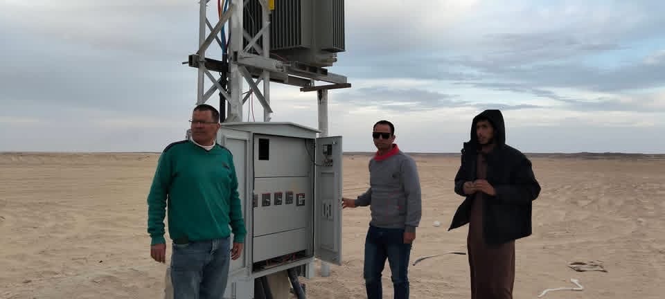 تركيب محولات كهرباء حديثة