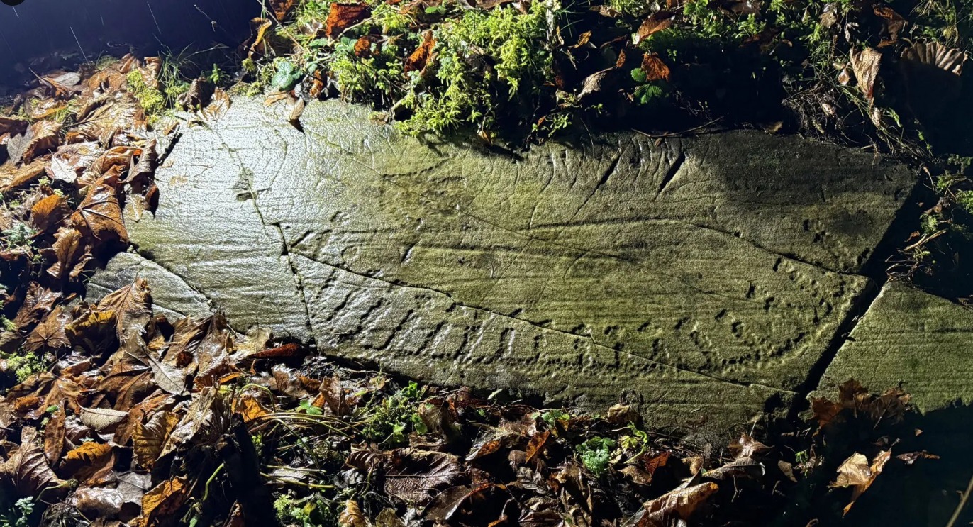 نقوش صخرية من العصر البرونزى