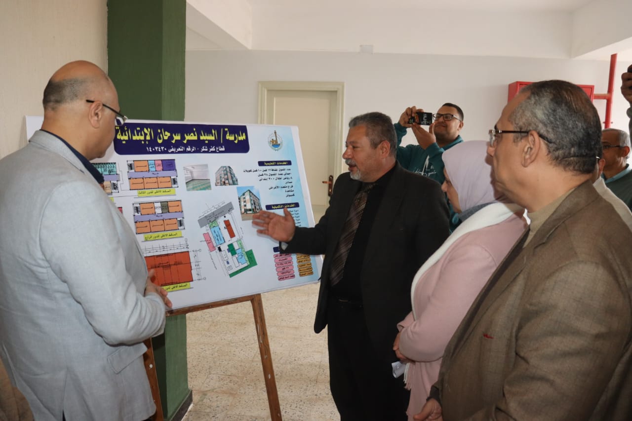 المحافظ يفتتح مدرستين جديدتين بالقليوبية (11)