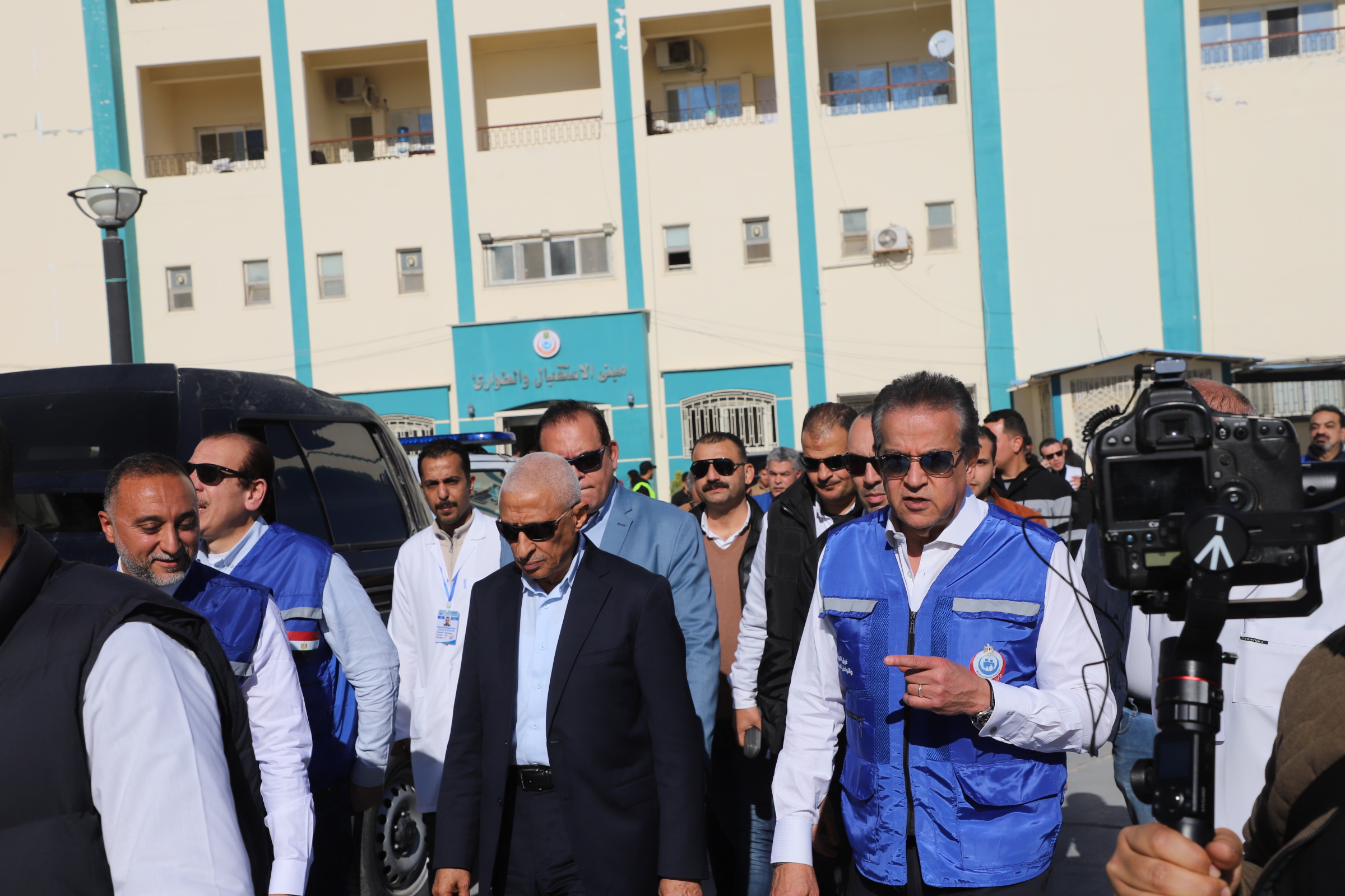 وزير الصحة ومحافظ شمال سيناء 