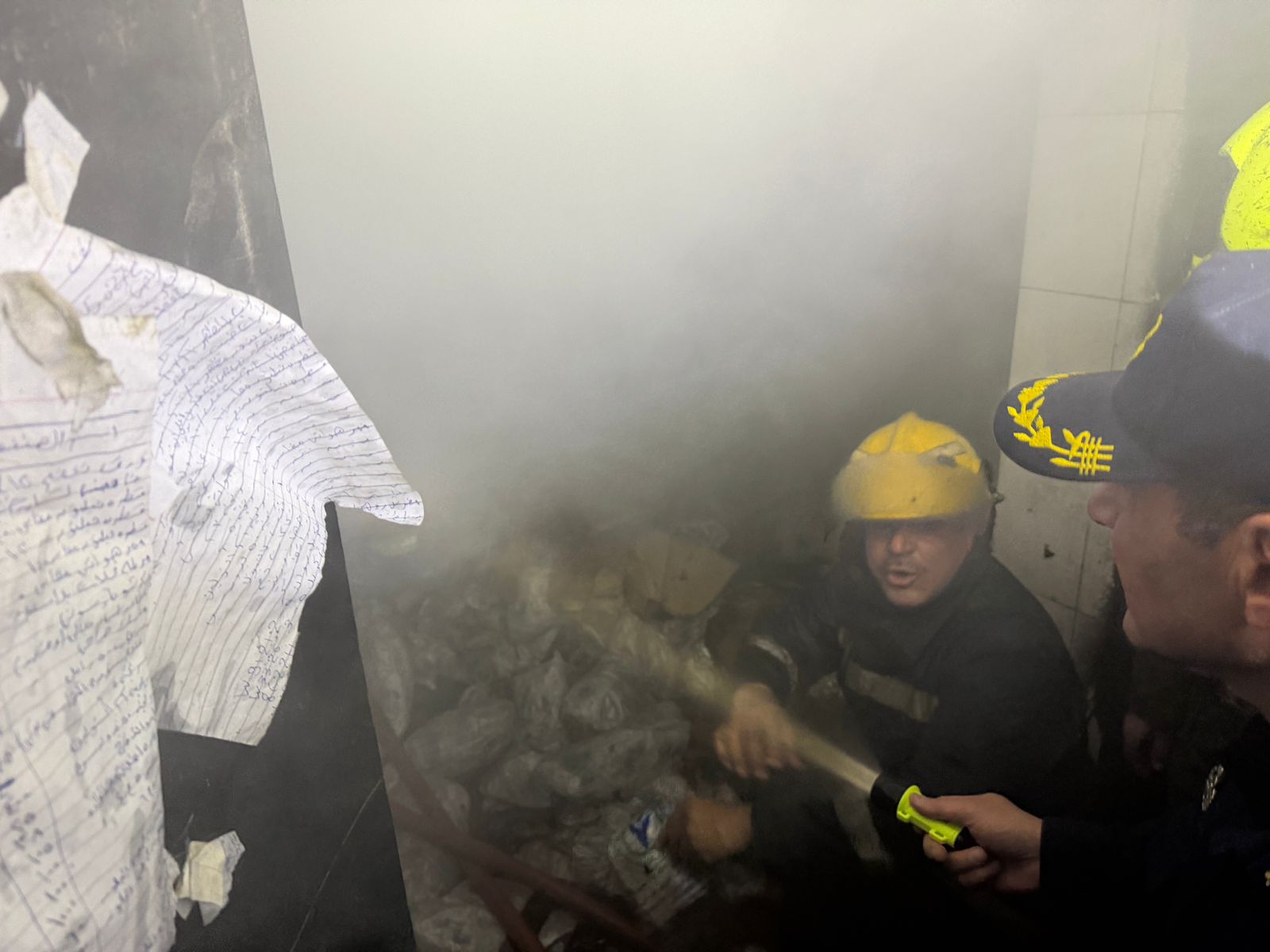 حريق مستشفى