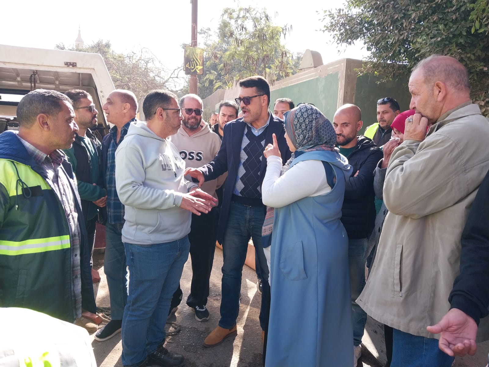 خلال متابعة أعمال الإصلاح