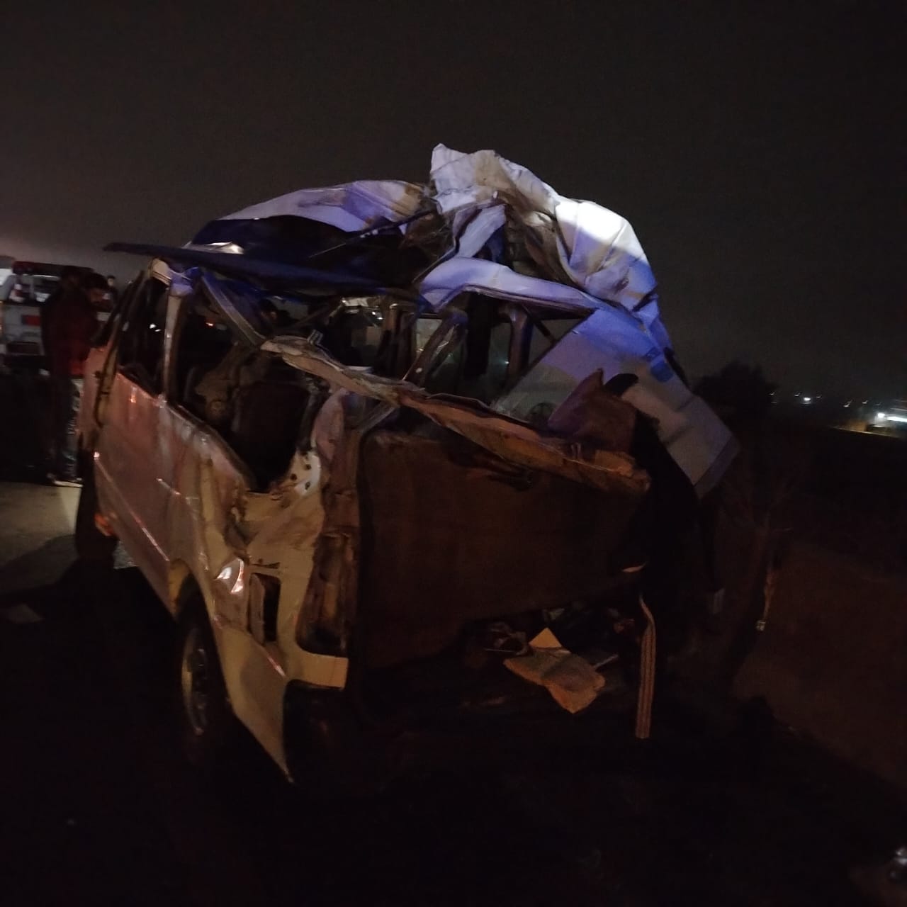 السيارة المتسببة بالحادث