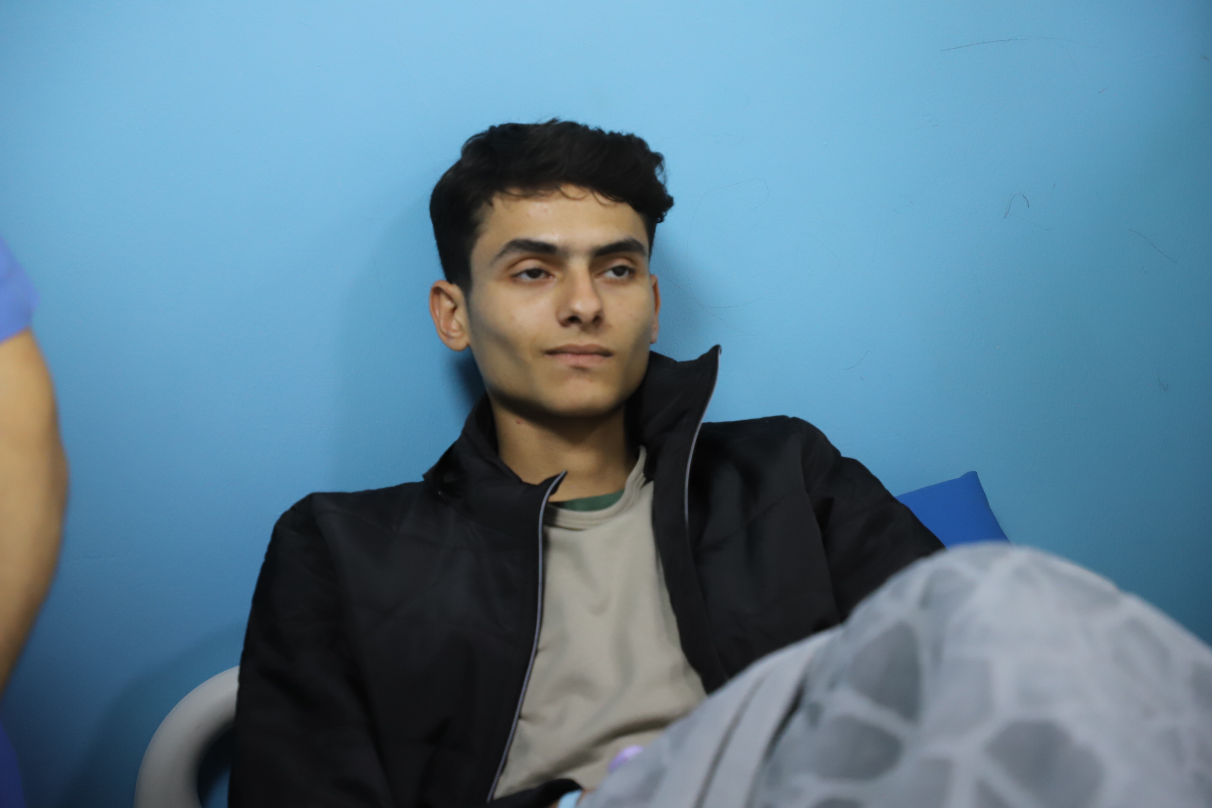 الشاب محمد عمران بمستشفي العريش 